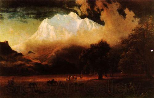 Albert Bierstadt Mount Adams, Washington Spain oil painting art